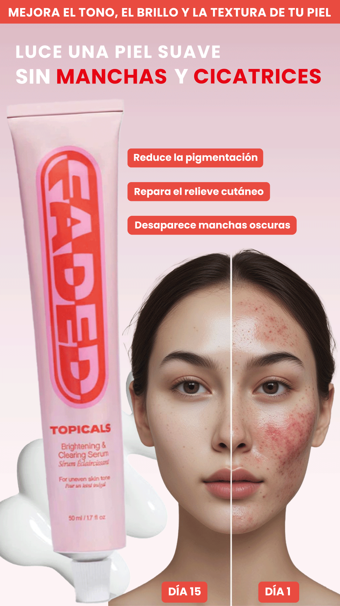 Mytopicals-Faded-Serum quita manchas e Imperfecciones