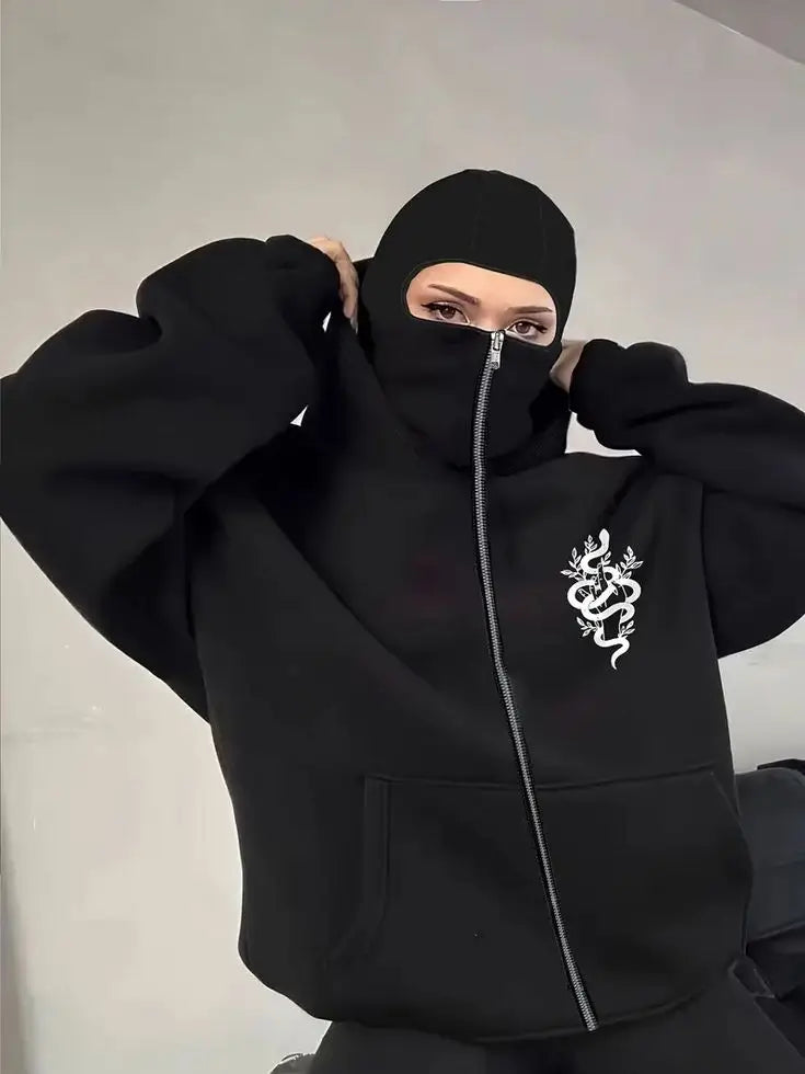 Hoodie Balaclava- Buzo de Alta Calidad-Presencia donde quiera que Vayas