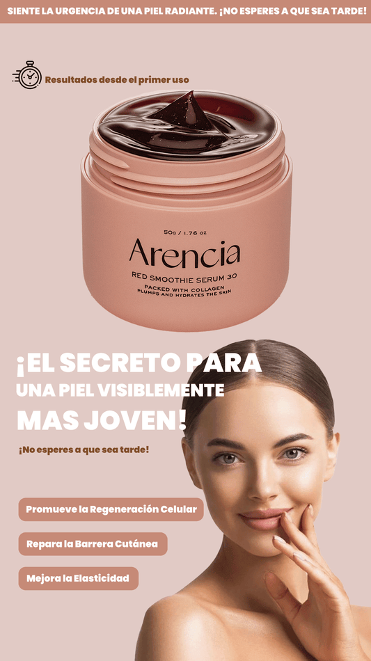 Arencia Serum-Piel Joven y Firme desde el primer Uso Hidra y repara con la mejor Formula!