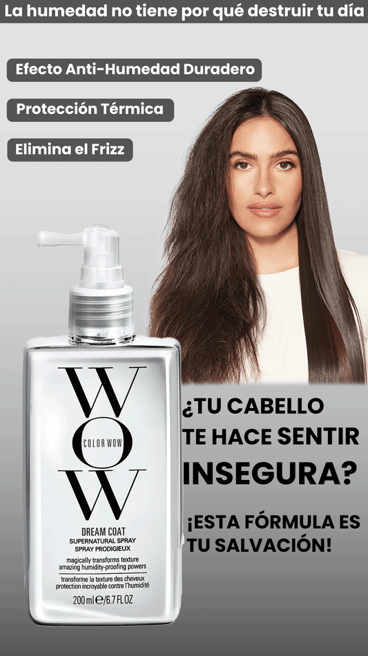 Dream Coat Color-Wow Spray Anti-Frizz- Ya no luches más con la humedad, y domina ese cabello rebelde